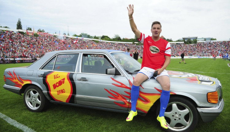 Petr Švancara při rozlučce s kariérou