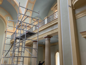 Finální výmalba kaple