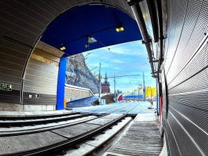 V Brně slaví otevření šalinového tunelu ve skále a konec dva roky trvající výluky