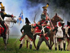 U Znojma si připomněli napoleonskou bitvu. Ve vedru se sešlo dvě stě vojáků