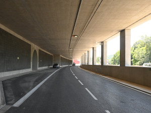 Silničáři v Brně se chlubí novým tunelem. Pustili do něj první řidiče