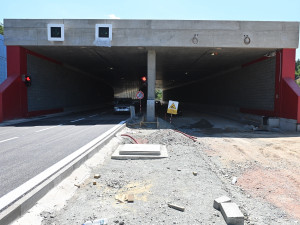 Silničáři v Brně se chlubí novým tunelem. Pustili do něj první řidiče