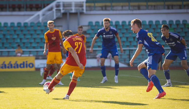 Poprvé bez gólu, poprvé bez bodu. Vysočina po těsné porážce na Dukle opustila čelo tabulky