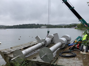 Na Brněnské přehradě přitvrzují v boji se sinicemi. V Rakovecké zátoce přibude míchací věž