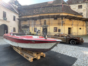 Ukrajinské vraky v Brně budí emoce. O válce se musí mluvit, hájí výstavu organizátoři