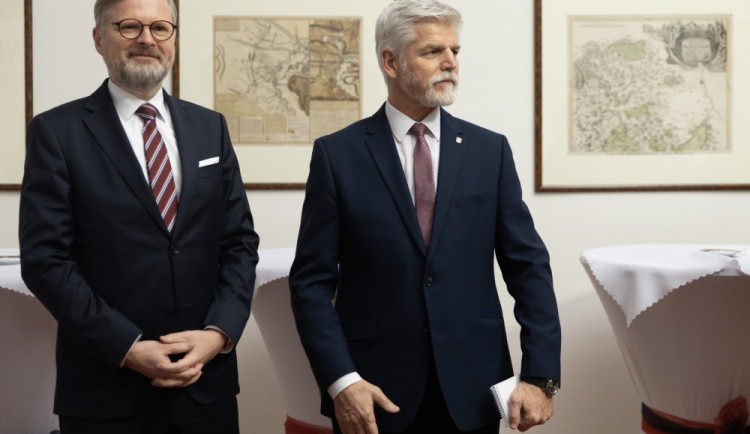 Petr Fiala a Petr Pavel.