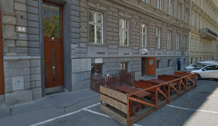 Budova virtuálního sídla firmy.