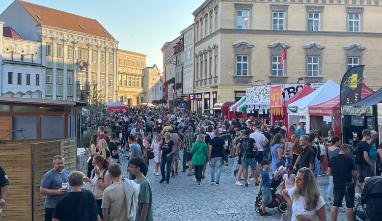 Tisíce lidí ve Znojmě pije víno a oslavuje Jana Lucemburského. Vypuklo historické vinobraní