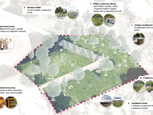 Z brněnského parku vyženou potížisty a postaví v něm nevšední hřiště. Děti si pohrají v mikroskopu