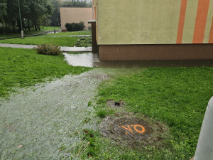 Jižní Moravu zasáhl silný déšť. V Boskovicích voda zatekla do archivu i nemocnice