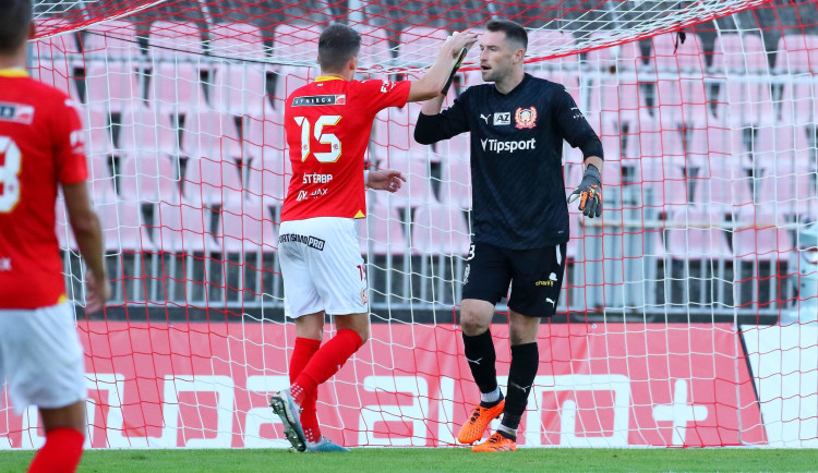 Zbrojovka vyhrála popáté v řadě a je v čele druhé ligy. Výhru nad Jihlavou trefil Alijagić