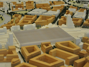 Model nádraží je propracovaný do detailů