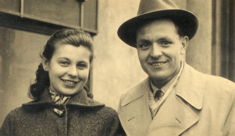 Milena Blatná a Jiří Blatný v roce 1958.