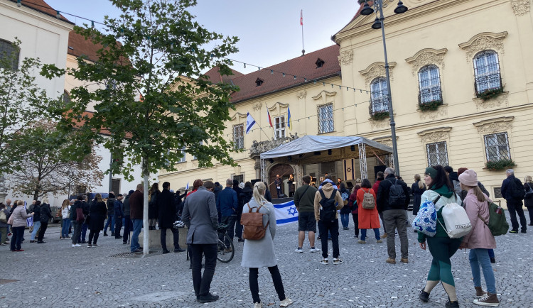 Stojíme za Izraelem, podpořily desítky lidí v Brně židovský stát