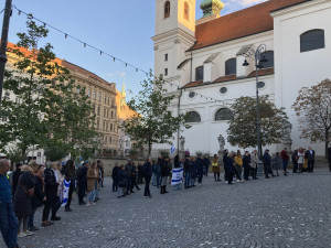 Stojíme za Izraelem, podpořily desítky lidí v Brně židovský stát