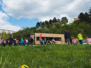 Kavárna v Centrálním parku Rokle v Líšni. Zdroj: Statutární město Brno