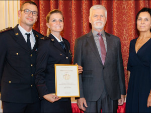 Policistku Obvodního oddělení ocenil prezident České republiky