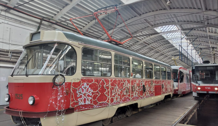 Do ulic Brna se vrátí vánoční šalina. Pojede po delší trase