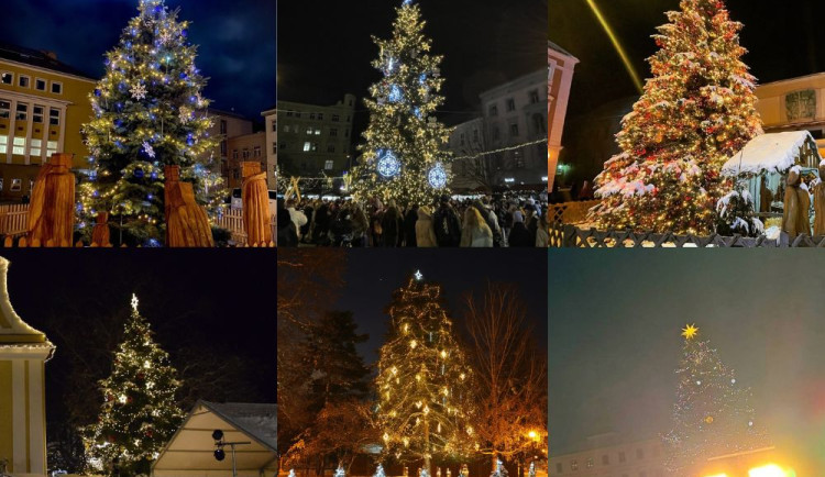 ANKETA: Na jižní Moravě rozsvítili vánoční stromky. Vyhraje Znojmo, Blansko nebo Hodonín?