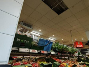 Inspekci ve znojemském Lidlu zarazily kbelíky na vodu. Stály mezi rajčaty