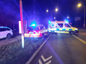 U brněnského krematoria se srazily šaliny. Devět lidí se zranilo