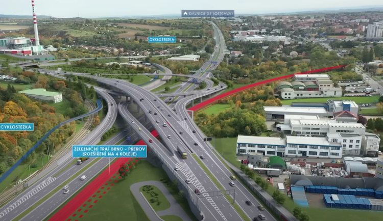 VIZUALIZACE: Silničáři naplánovali část velkého městského okruhu. Svede dopravu z obydlených částí