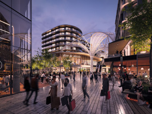 VIZUALIZACE: U hlavního nádraží v Brně vyroste komplex s obchody i byty. Nahradí chátrající Prior