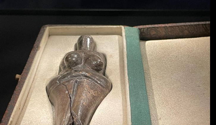 Věstonická venuše se vrátila zpět do Brna. Po cestě z Prahy ji doprovázela zásahovka