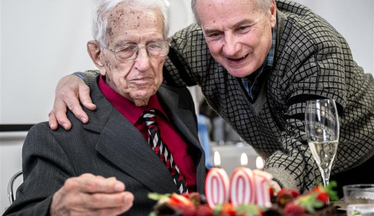 Jihlava má tři stoleté občany. Kulaté jubileum tento týden oslavil Josef Patočka