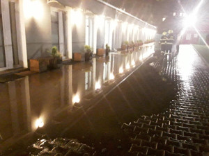 Vydatný déšť v Brně zaměstnal hasiče. Zasahovali u zatopených sklepů a silnic