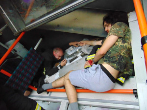 Hasiči vyjížděli k vážné nehodě trolejbusu v Brně. Po příjezdu na místo zjistili, že jde o cvičení