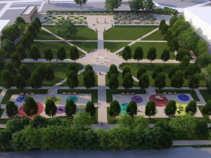 VIZUALIZACE: Zámecký park ve Vyškově čeká proměna. Architekti se inspirovali ve Francii