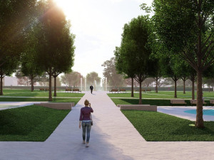 VIZUALIZACE: Zámecký park ve Vyškově čeká proměna. Architekti se inspirovali ve Francii