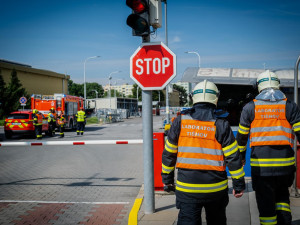Hasiči řešili masivní únik nebezpečné látky v Brně. Šlo o cvičení