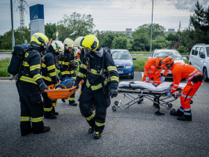 Hasiči řešili masivní únik nebezpečné látky v Brně. Šlo o cvičení