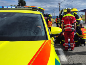 Nehoda dvou osobních aut uzavřela dálnici mezi Drysicemi a Vyškovem, směrem na Olomouc je kolona