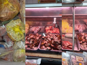 Na tržnici v Brně našli přes sto kilo masa neznámého původu i neopracovaná beraní varlata
