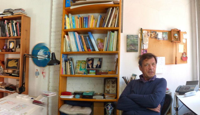 Výtvarník Petr Sís zavítal na festival v Boskovicích, kde promluvil o začátcích své kariéry v USA