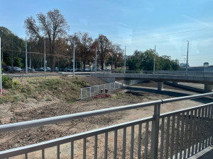 VIDEO: Dělníci dokončili stavbu vratné smyčky v Pisárkách. Zajistí komfort návštěvníkům budoucí arény