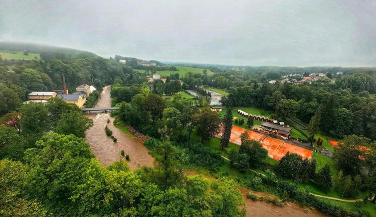 V Libereckém kraji znovu prší, situace je ale klidnější. Višňová už je opět průjezdná