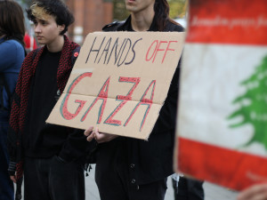 VIDEO: V Brně demonstrují desítky lidí. Podpora Izraele je podle nich nekritická