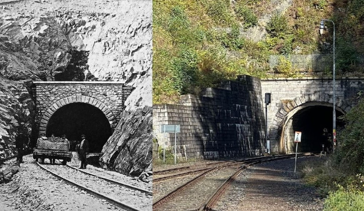 Železniční tunel pod šumavským Špičákem byl až donedávna tím nejdelším v naší zemi. Při jeho stavbě zahynulo 60 dělníků