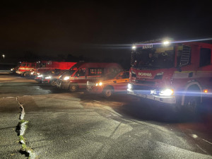 VIDEO: Hasiči i policisté pátrali po čtyřech mužích, kteří se ztratili ve vojenském prostoru. Šlo o cvičení