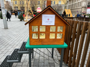 Vánoční stromy na náměstích pomáhají potřebným dětem už sto let. Kasička je na Svoboďáku i letos