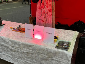 VIDEO: Kapři také cítí bolest, hlásají aktivisté v Brně. Od zabíjení ryb odrazují fiktivním prodejem vánočních psů