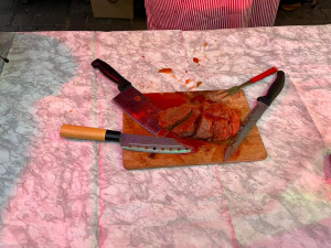 VIDEO: Kapři také cítí bolest, hlásají aktivisté v Brně. Od zabíjení ryb odrazují fiktivním prodejem vánočních psů