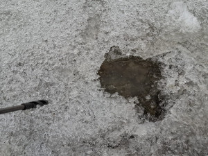 Nevstupujte na zamrzlou přehradu, varují brněnští strážníci. Led je stále příliš tenký