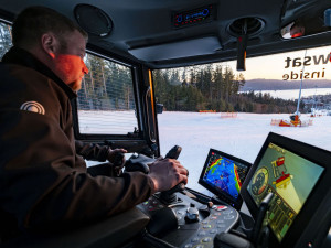 Rodinný areál Lipno jako první v České republice pořídil rolbu s unikátní technologií SNOWsat LiDAR