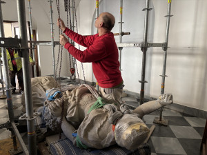 Sochu alegorie Evropy na Zelňáku nahradí replika. Originál zamířil do budovy radnice