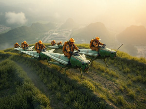 Hasiči na gigantických kobylkách nebo sběratelské figurky strážníků. Brno bylo plné aprílových žertů